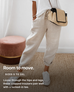 Mya | Relaxed Cotton-Linen Trouser fit and sizes