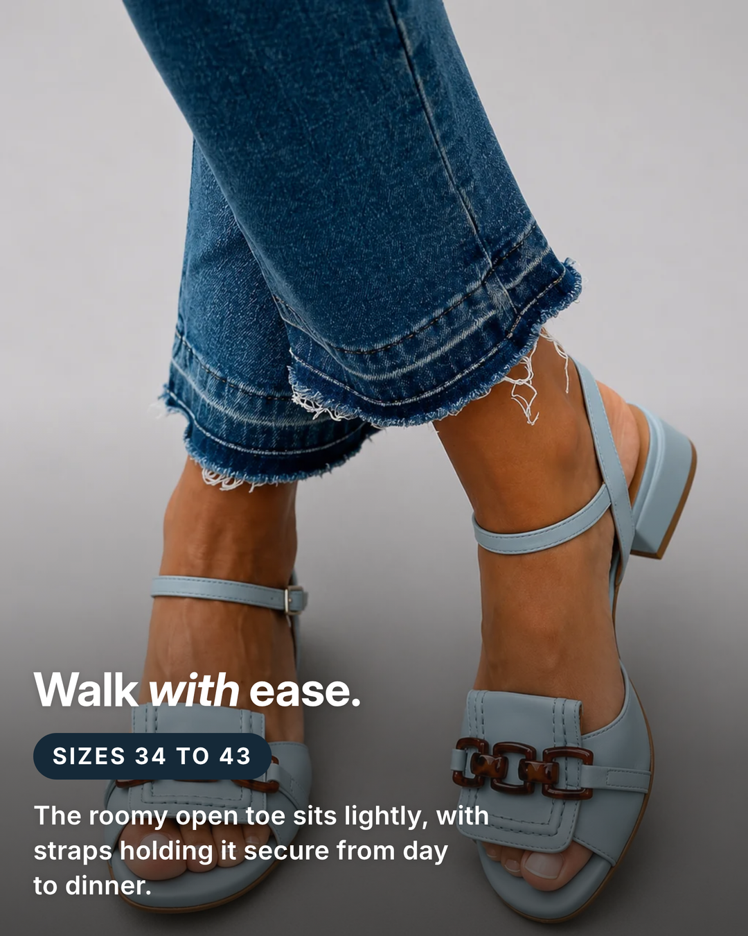 Nan | Elegant Coastline Sandals fit and sizes