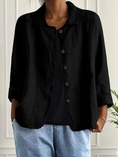 Tara-Ann | Relaxed Button-Up Blouse