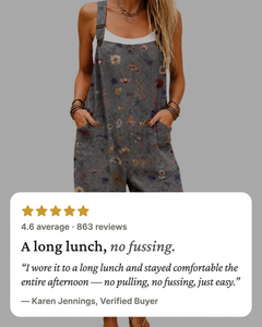 Oighrig | Printed Jumpsuit Loose Fit five star customer review