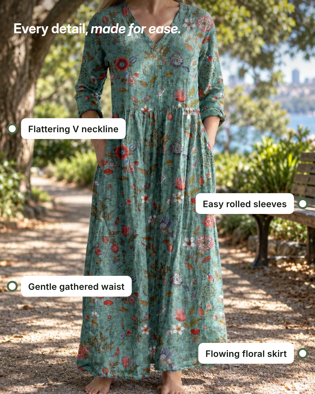 OLIVIA | FLORAL SUMMER DRESS details