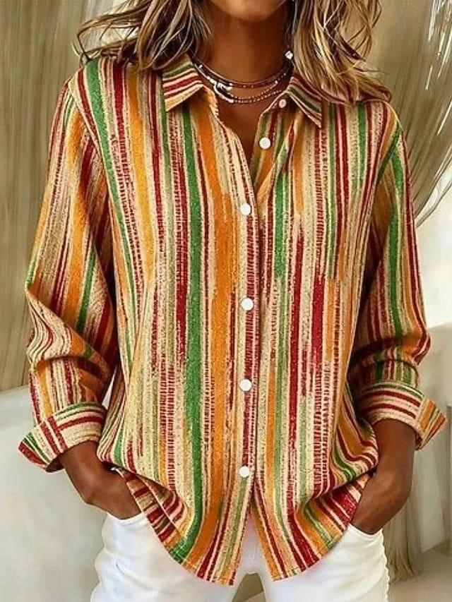 Lottie | Vintage Stripe Blouse