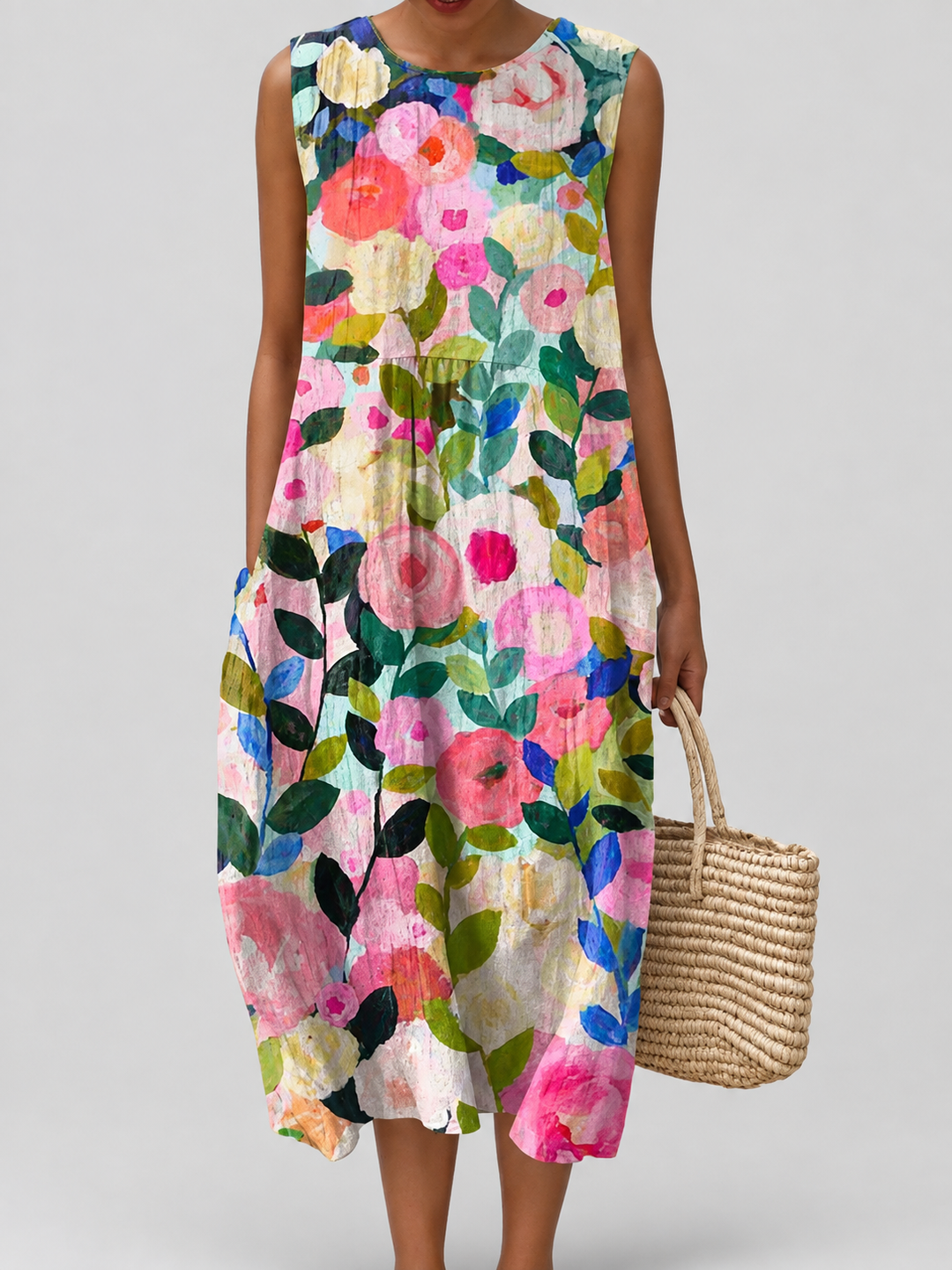 Mwynen | Floral Midi Dress