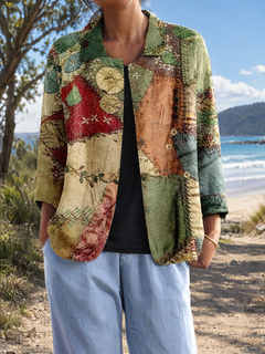 Ryanna | Artful Patchwork Jacket