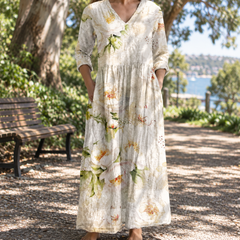 Antonia | Floral Summer Midi Dress