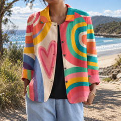 Tindra | Artful Print Jacket