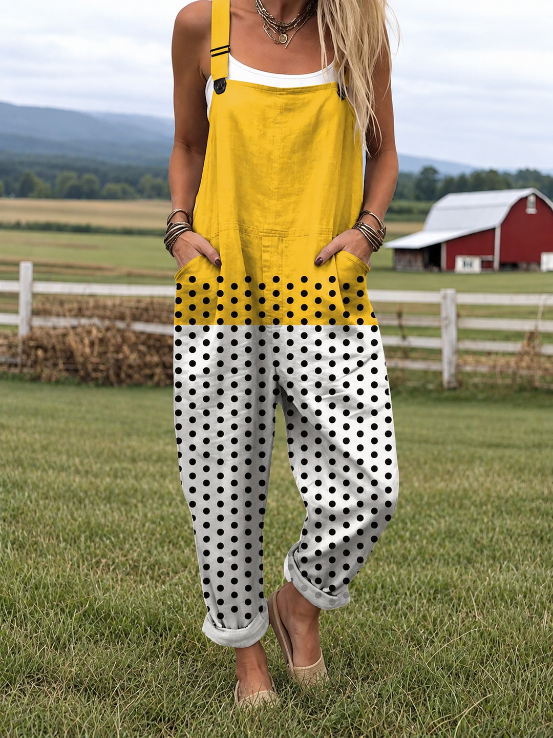 Chesley | Lightweight Cotton-Blend Dungarees