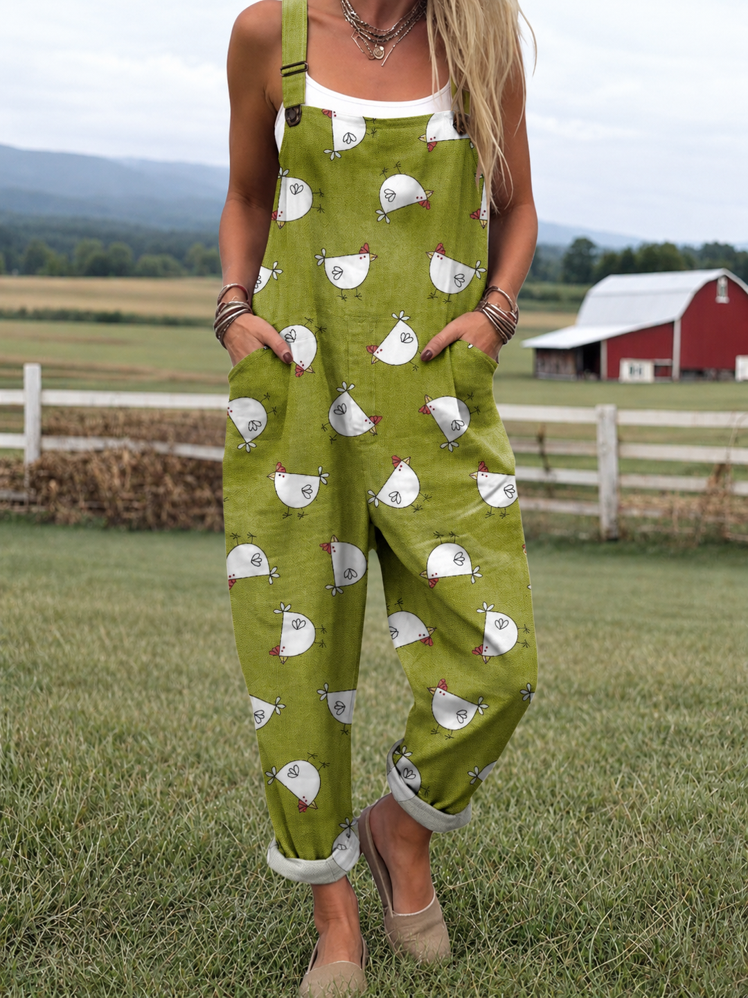 Pandora | Lightweight Cotton-Blend Dungarees
