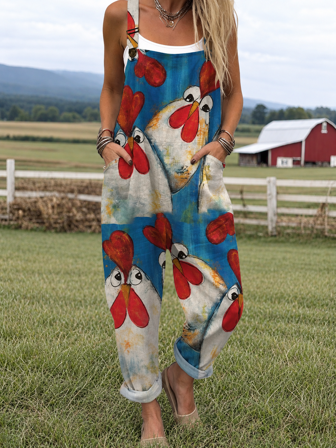 Gretchen | Soft Cotton Blend Dungarees