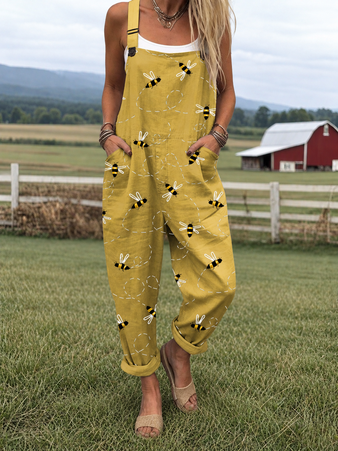 Selina | Relaxed Cotton-Blend Dungarees