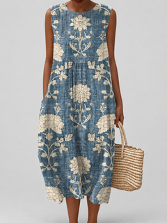 Lyudmila | Boho Midi Dress