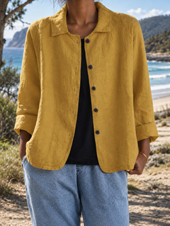 Riven | Relaxed Button-Front Overshirt
