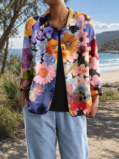 Danette | Blossom Open-Front Jacket