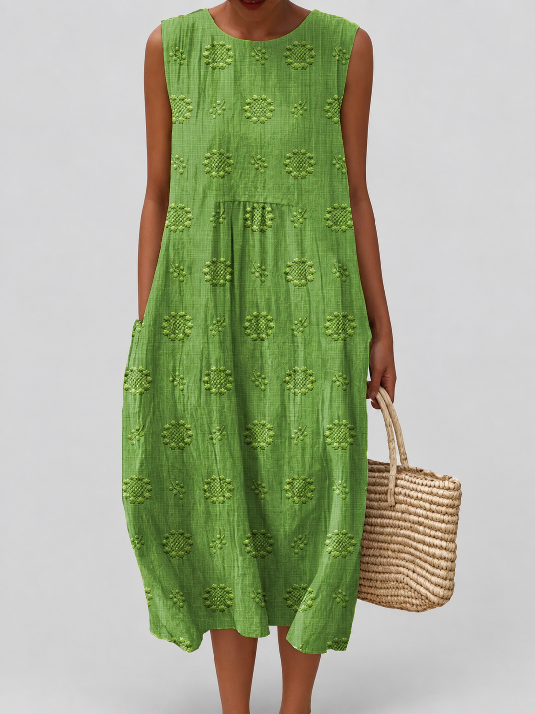 Dasha | Embroidered Midi Dress