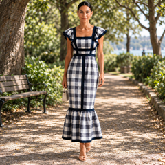 Edina | Striped Maxi Dress