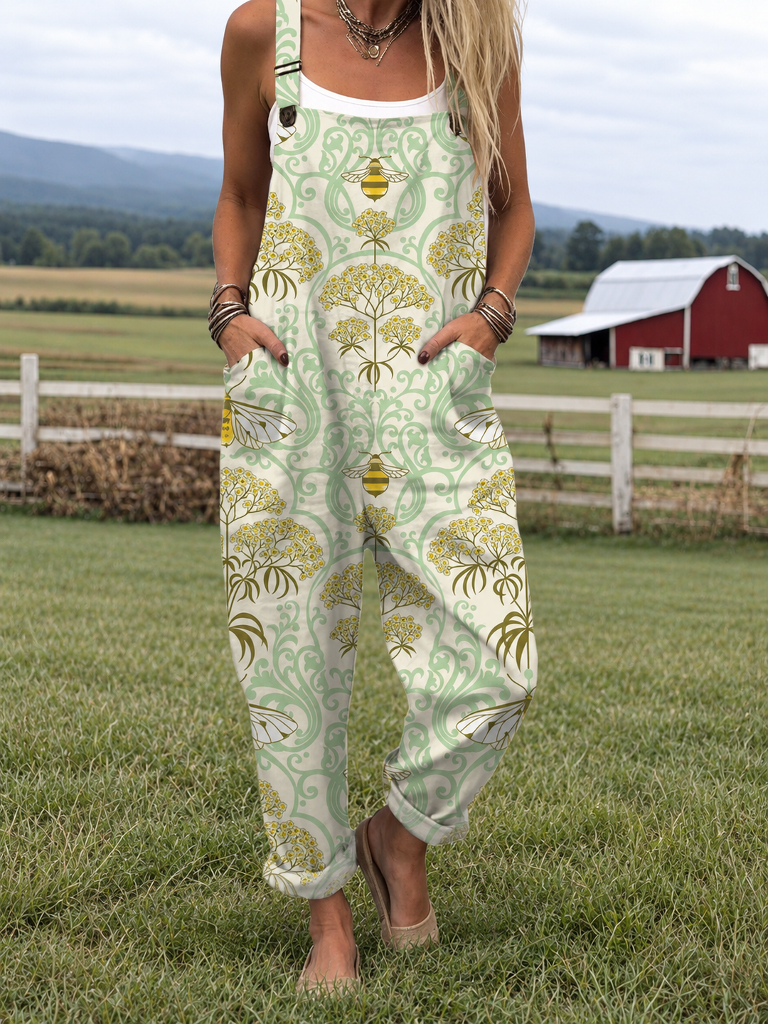 Lucetta | Lightweight Cotton-Blend Dungarees