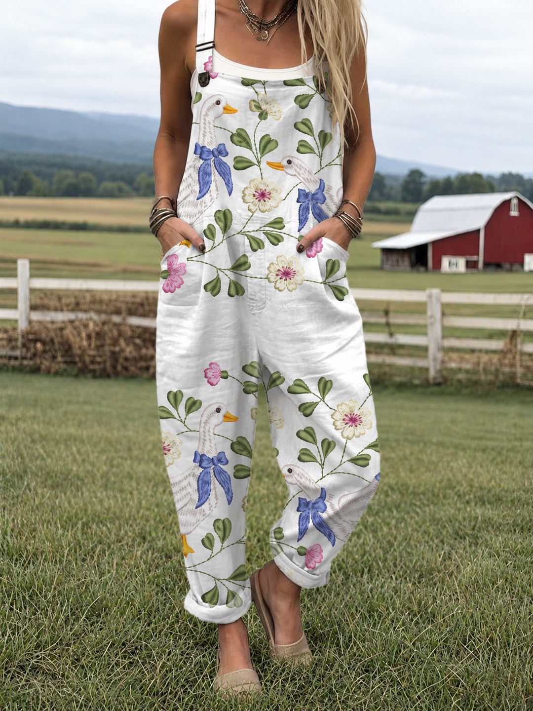 Nerida | Lightweight Cotton Dungarees