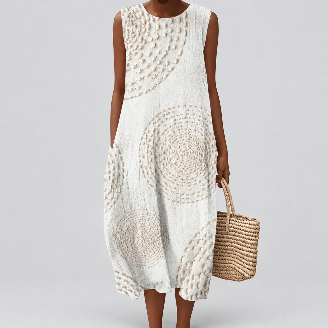 Ami | Retro Casual Midi Dress