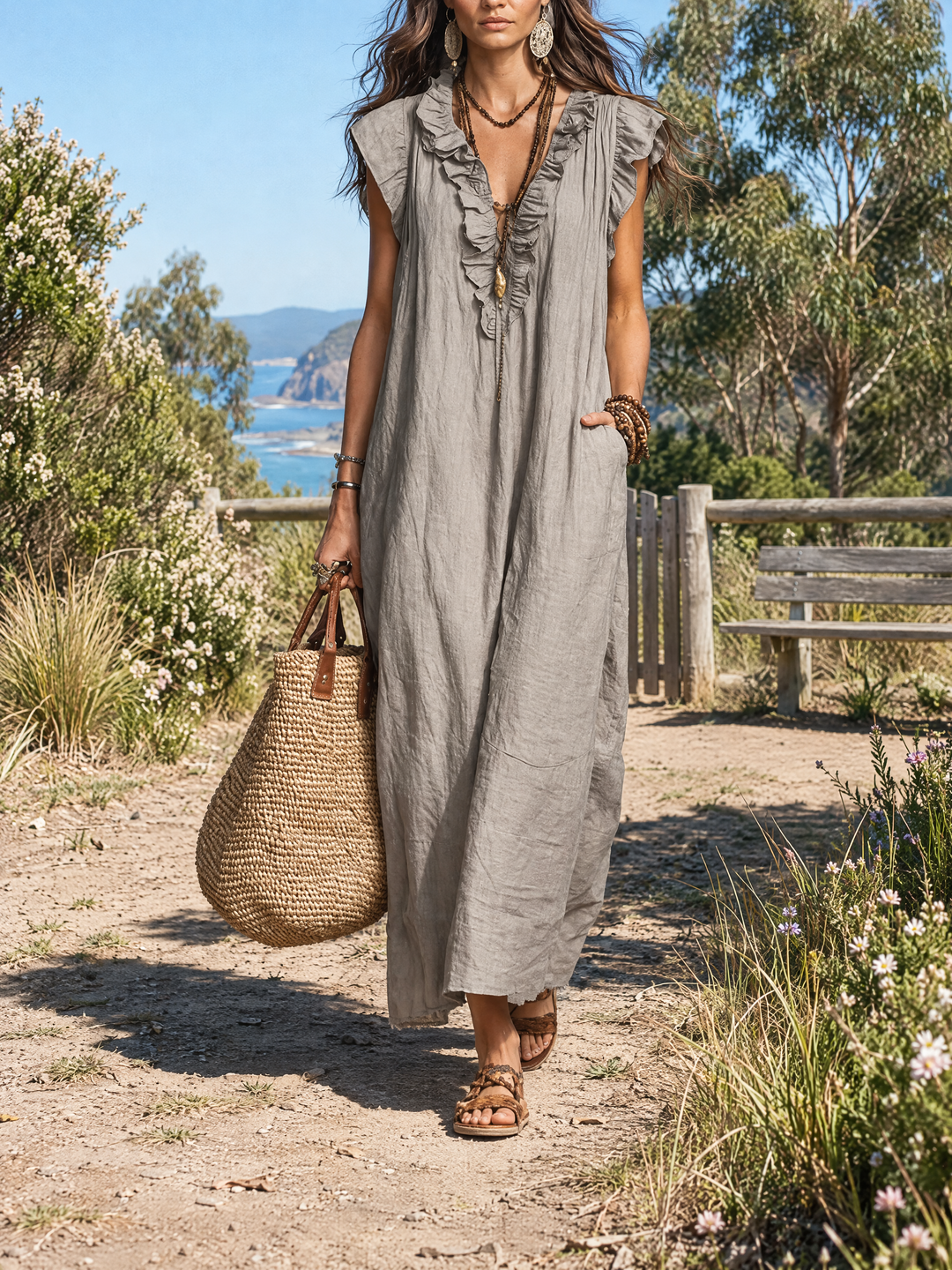 Tessa | Long Bohemian Maxi Dress