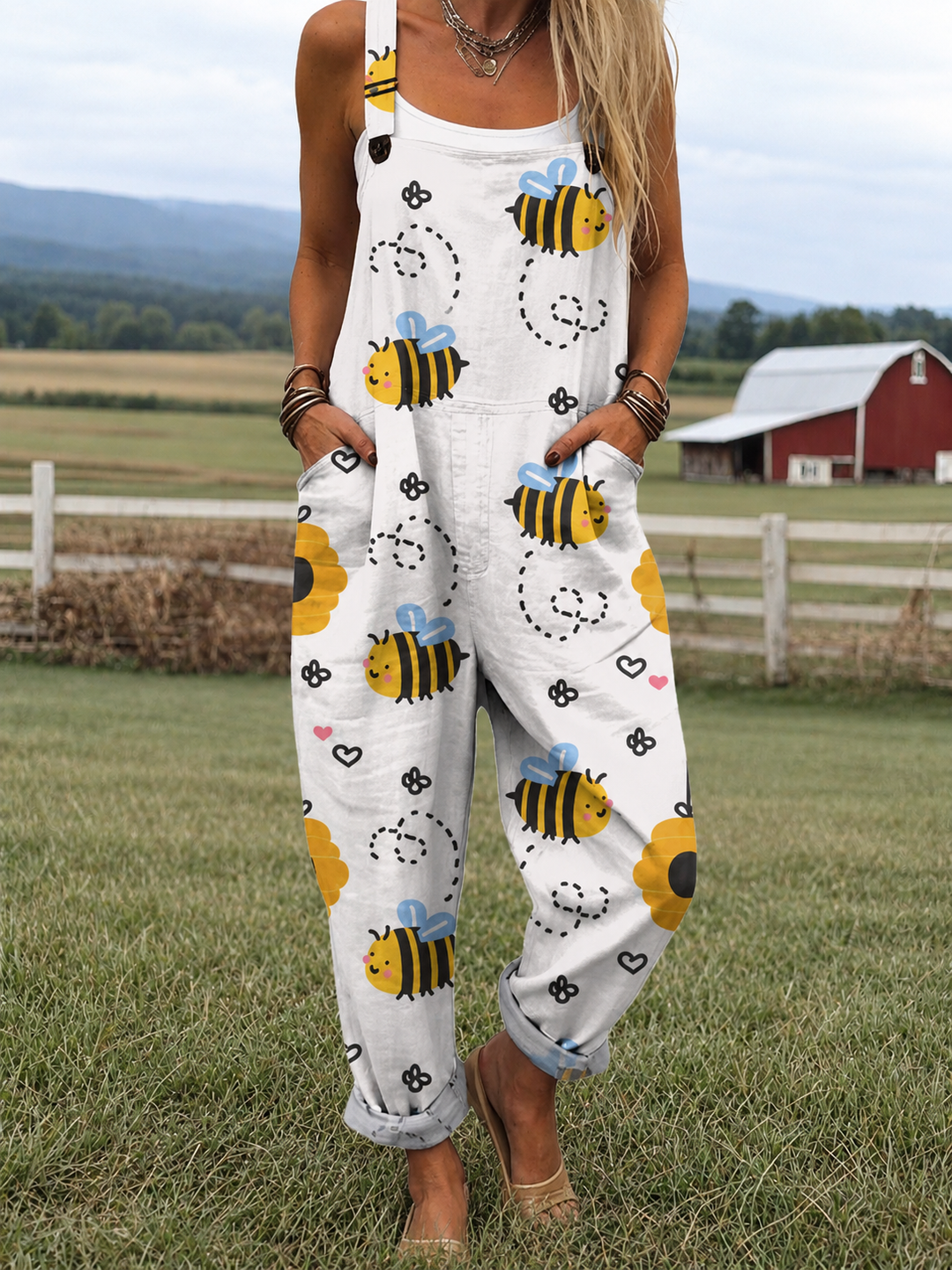 Kelley | Lightweight Cotton Blend Dungarees