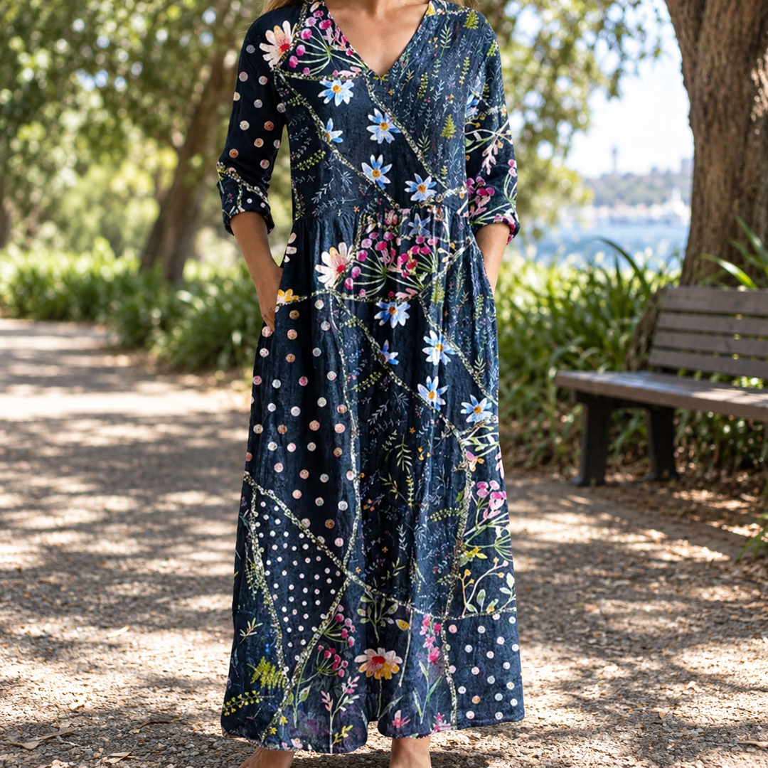 Carlene | Floral Summer Midi Dress