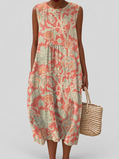 Eva | Floral Midi Dress