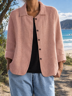 Renita | Relaxed Button-Front Shirt Jacket
