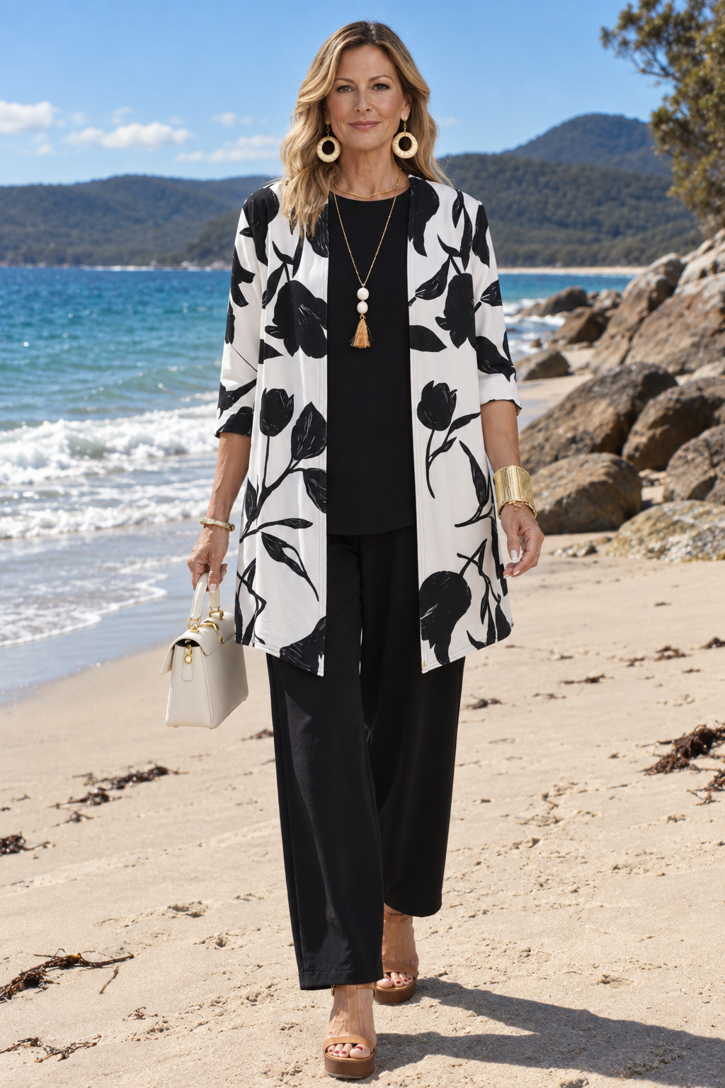 Darcie | Floral Cardigan Three-Piece Set