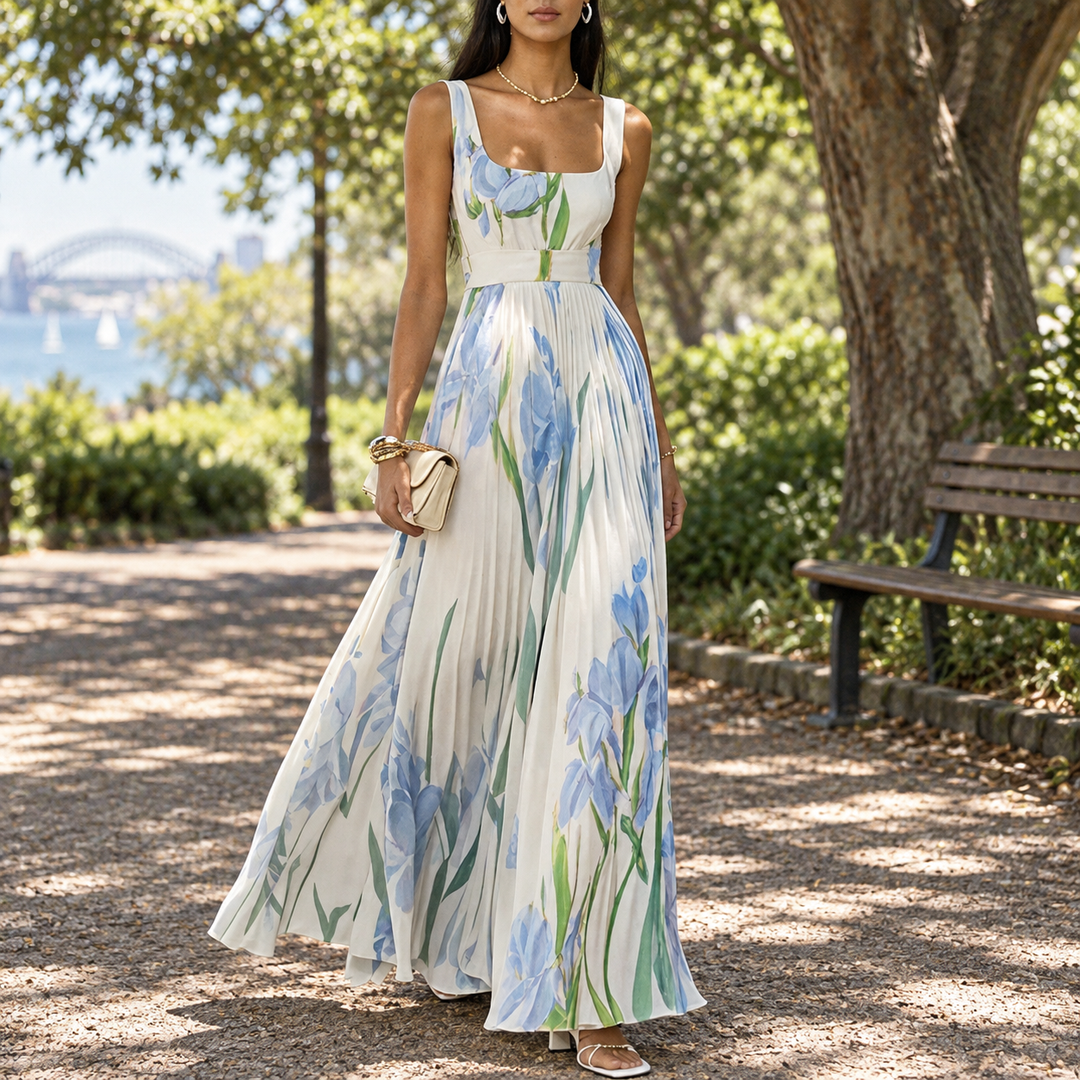 Gretta | Maxi A-Line Floral Dress