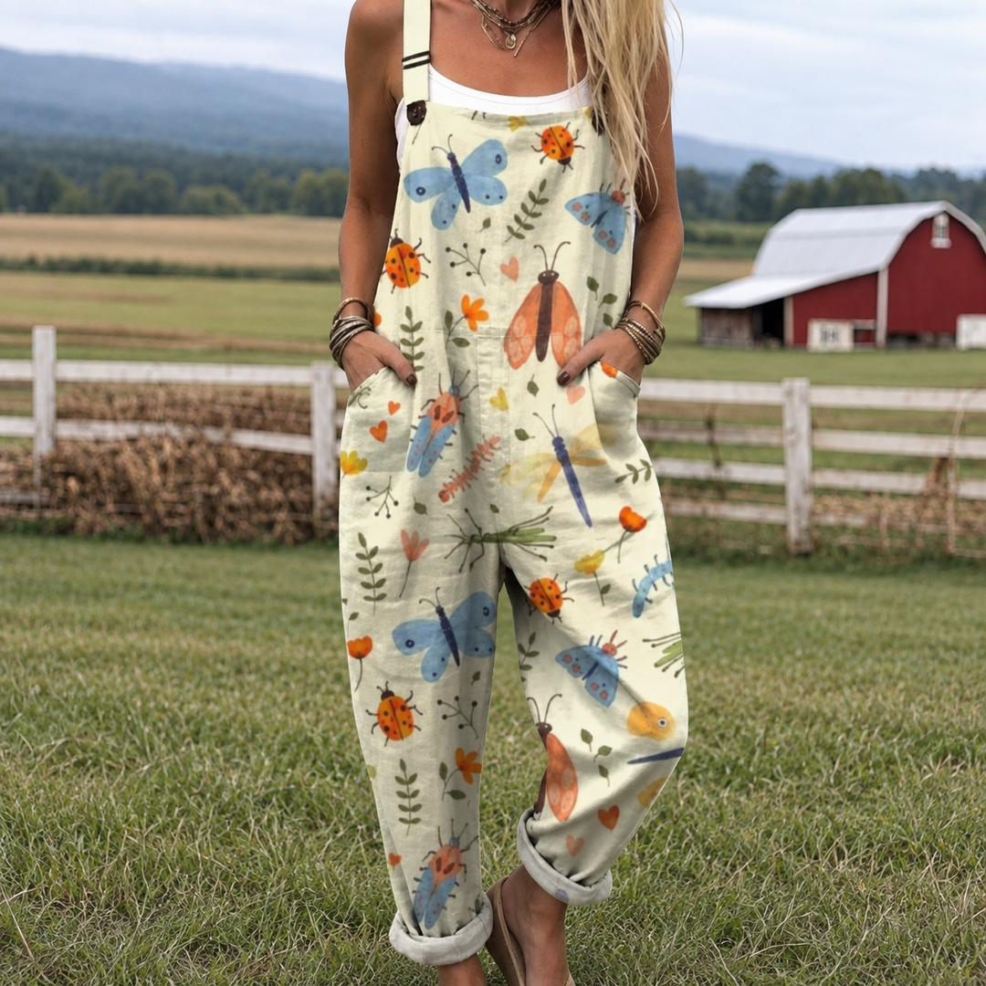 Sachi | Relaxed Wide-Leg Dungarees