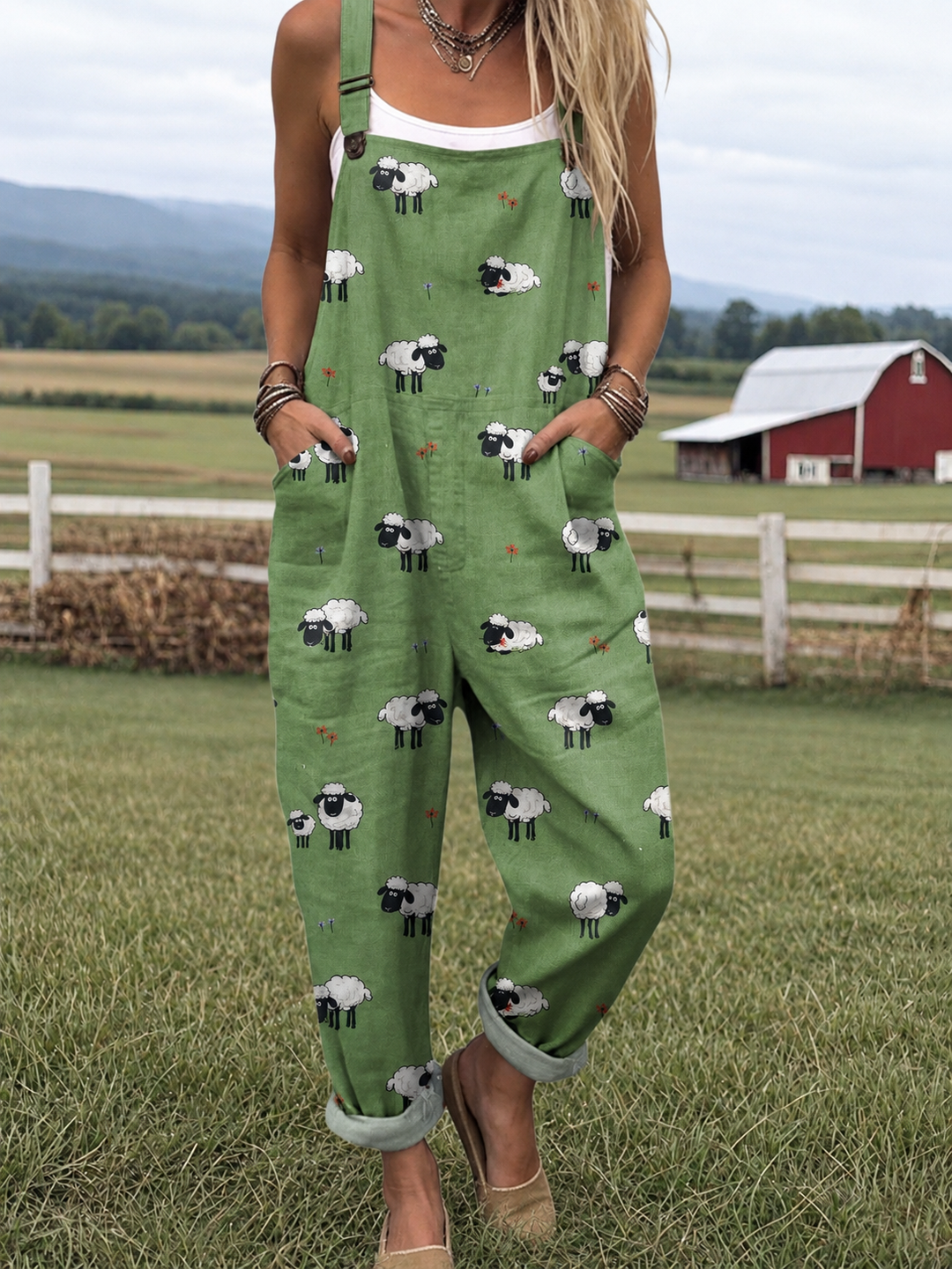 Beattie | Relaxed Cotton Blend Dungarees