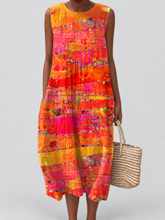 Tegen | Sunset Midi Dress