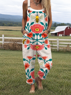 Jannette | Lightweight Cotton Blend Dungarees