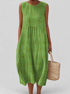 Yseult | Patterned Midi Dress