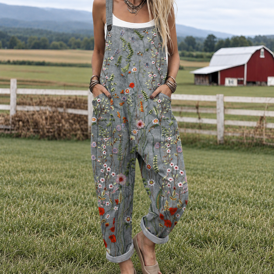 Unity | Relaxed Printed Overalls