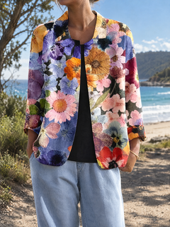Danette | Blossom Open-Front Jacket