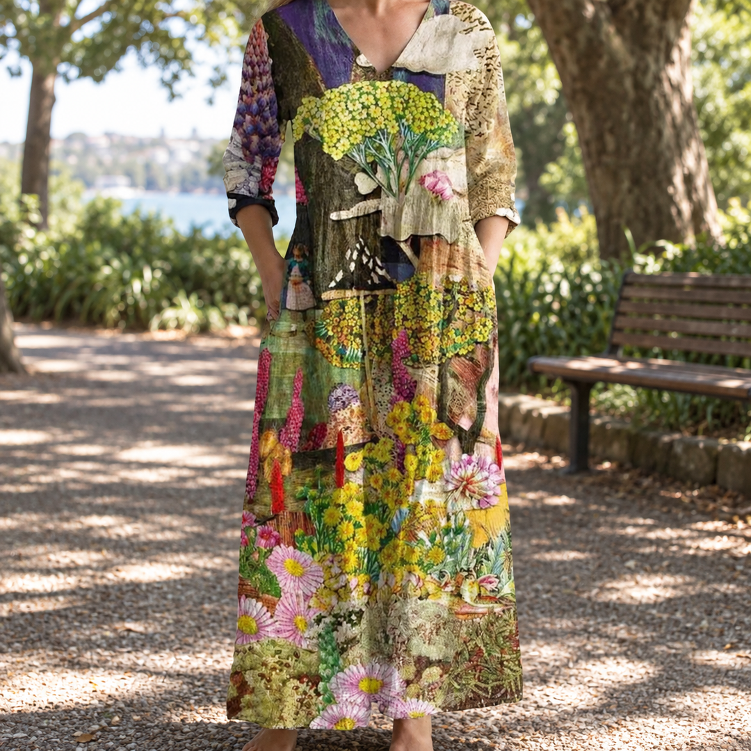 Isla-Rose | Floral Summer Midi Dress