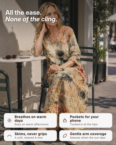 Pennie | Floral Summer Midi Dress benefits