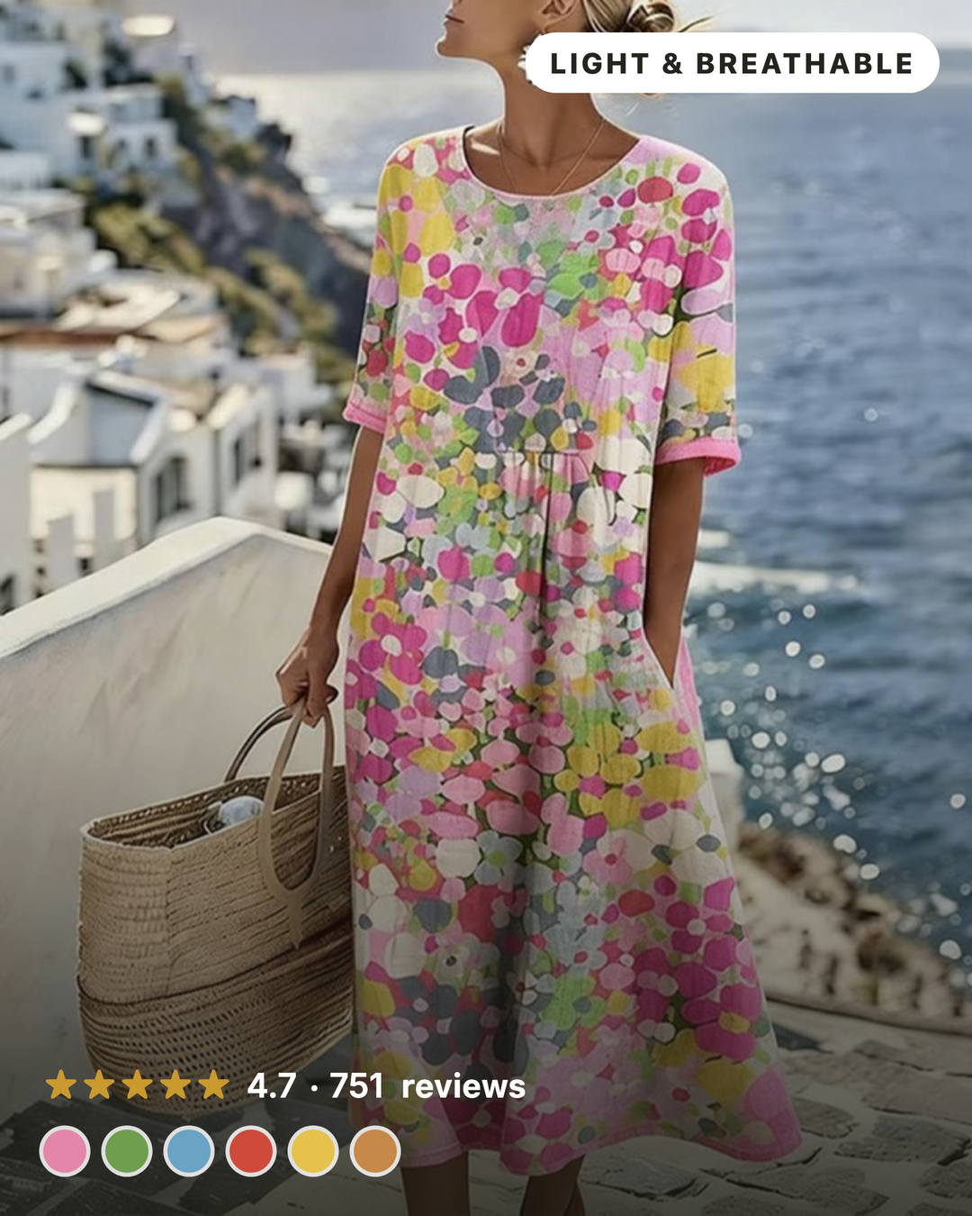 Riona | Charming Floral Dress