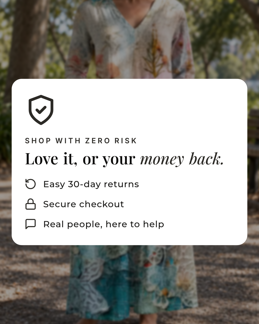 Savannah | Floral Summer Dress money-back guarantee