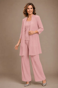 Sparkle | Embroidered Three-Piece Pant Set