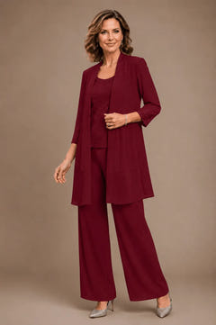 Sparkle | Embroidered Three-Piece Pant Set