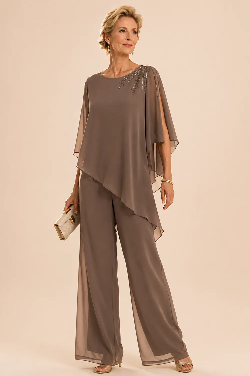 Dory | Embellished Chiffon Pant Suit