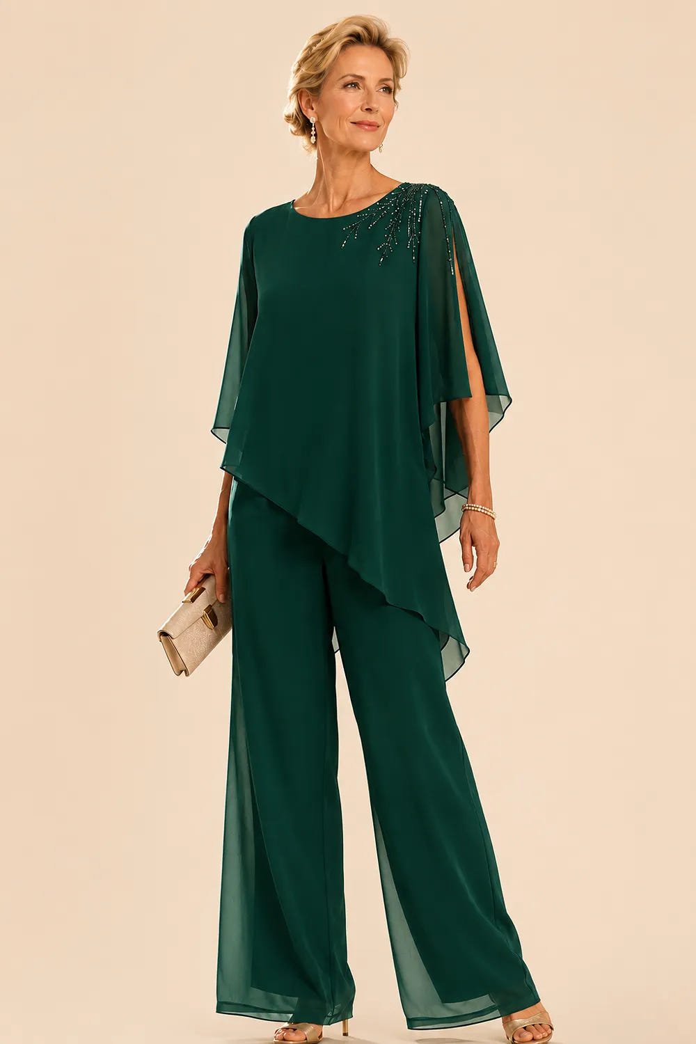 Dory | Embellished Chiffon Pant Suit