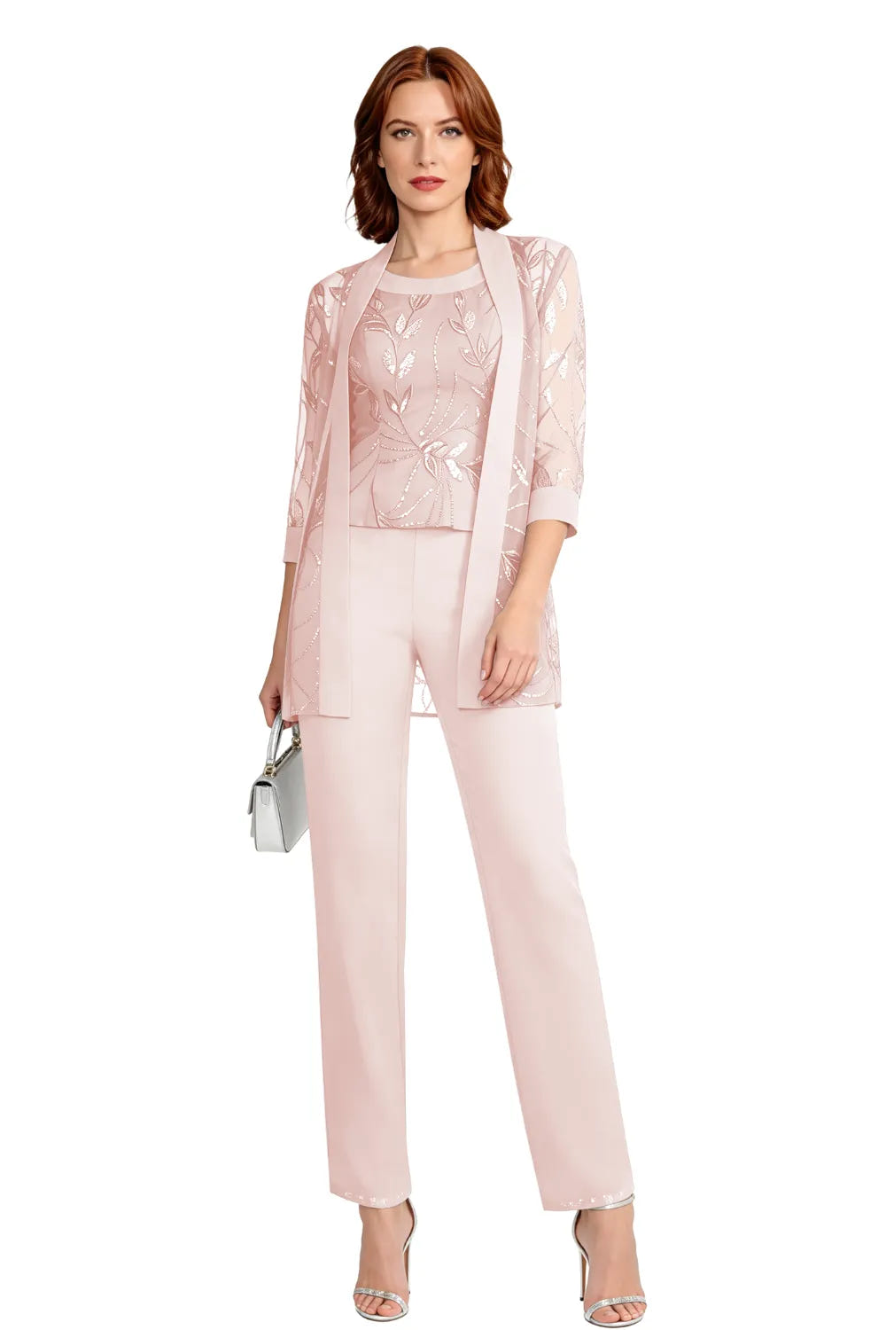 Nix | Chiffon Three-Piece Pant Suit