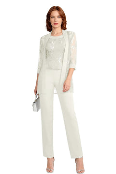Nix | Chiffon Three-Piece Pant Suit