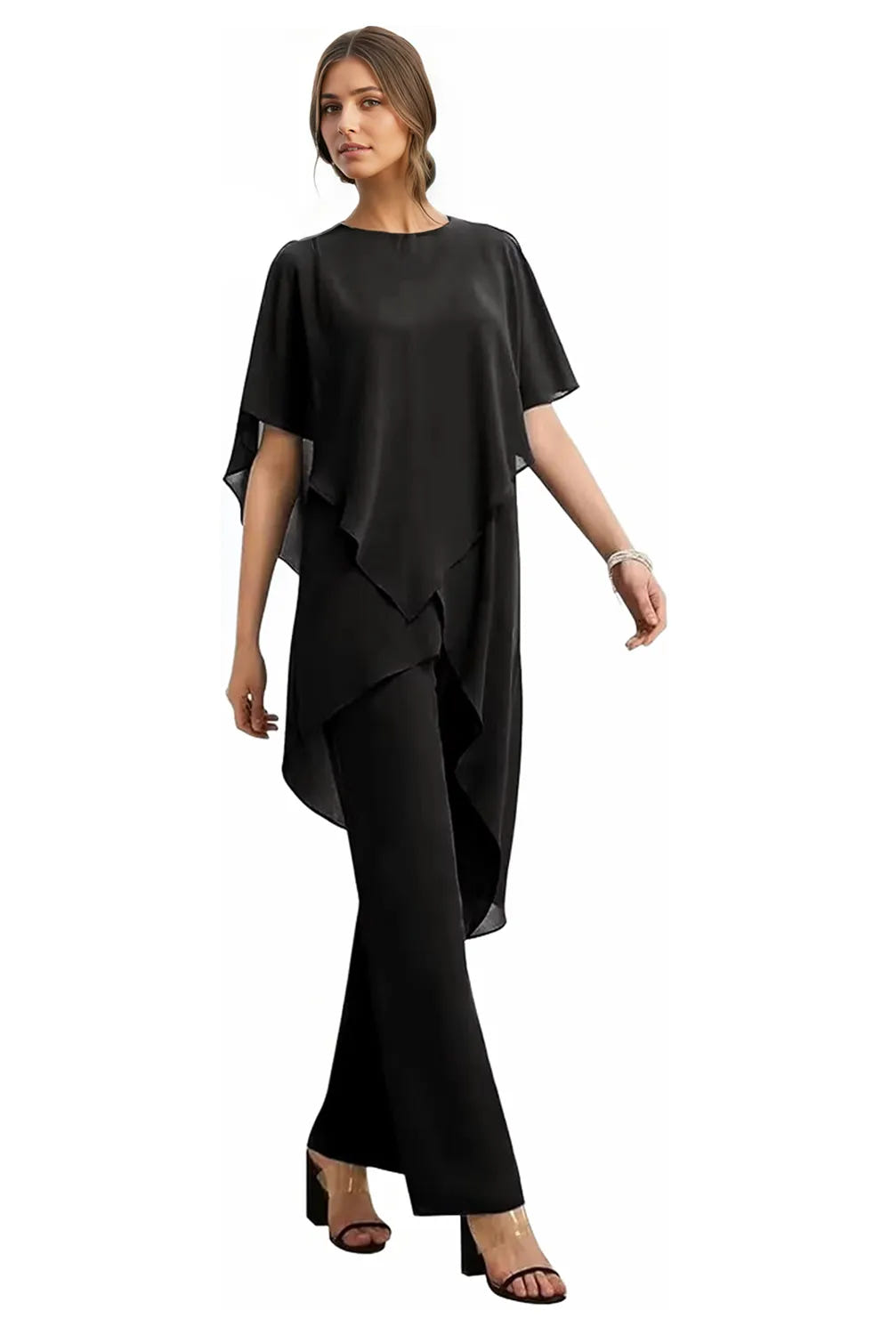 Pamela | Chiffon Two-Piece Formal Set