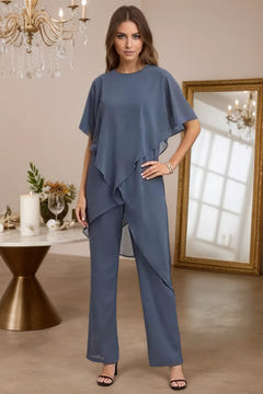 Pamela | Chiffon Two-Piece Formal Set