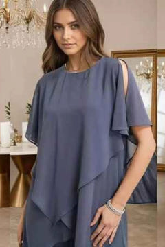 Pamela | Chiffon Two-Piece Formal Set