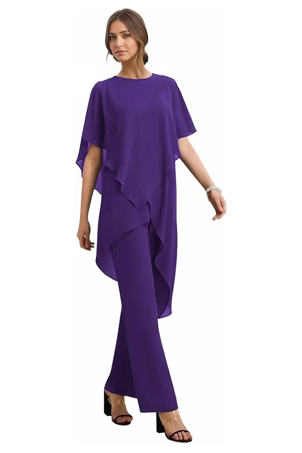 Pamela | Chiffon Two-Piece Formal Set